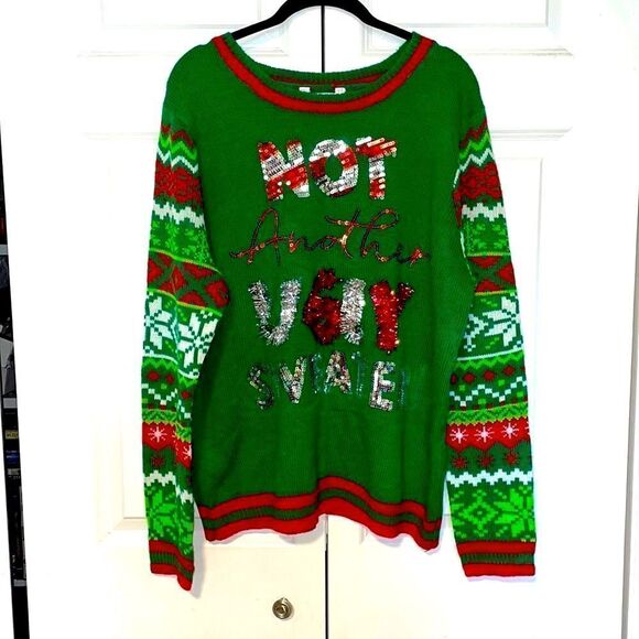 NOT ANOTHER UGLY SWEATER holiday sweater size XXXL - Picture 1 of 7
